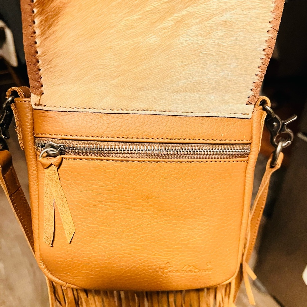Tan Leather Crossbody Bag